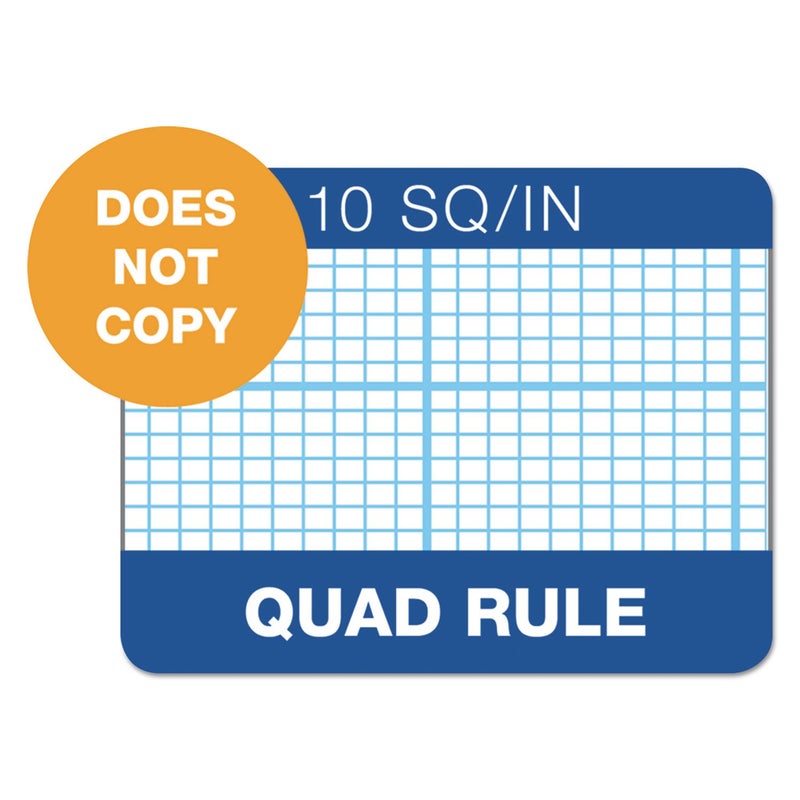 TOPS Cross-Section Pads, 8-1/2" x 11", Glue Top, Graph Rule (10 x 10), 50 Sheets (35101) - Image 3
